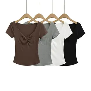 Black Slim Fitting Round Neck T-Shirt for Men — feature 13