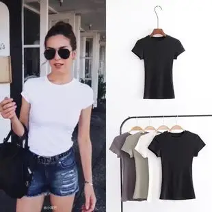 Black Slim Fitting Round Neck T-Shirt for Men — feature 16