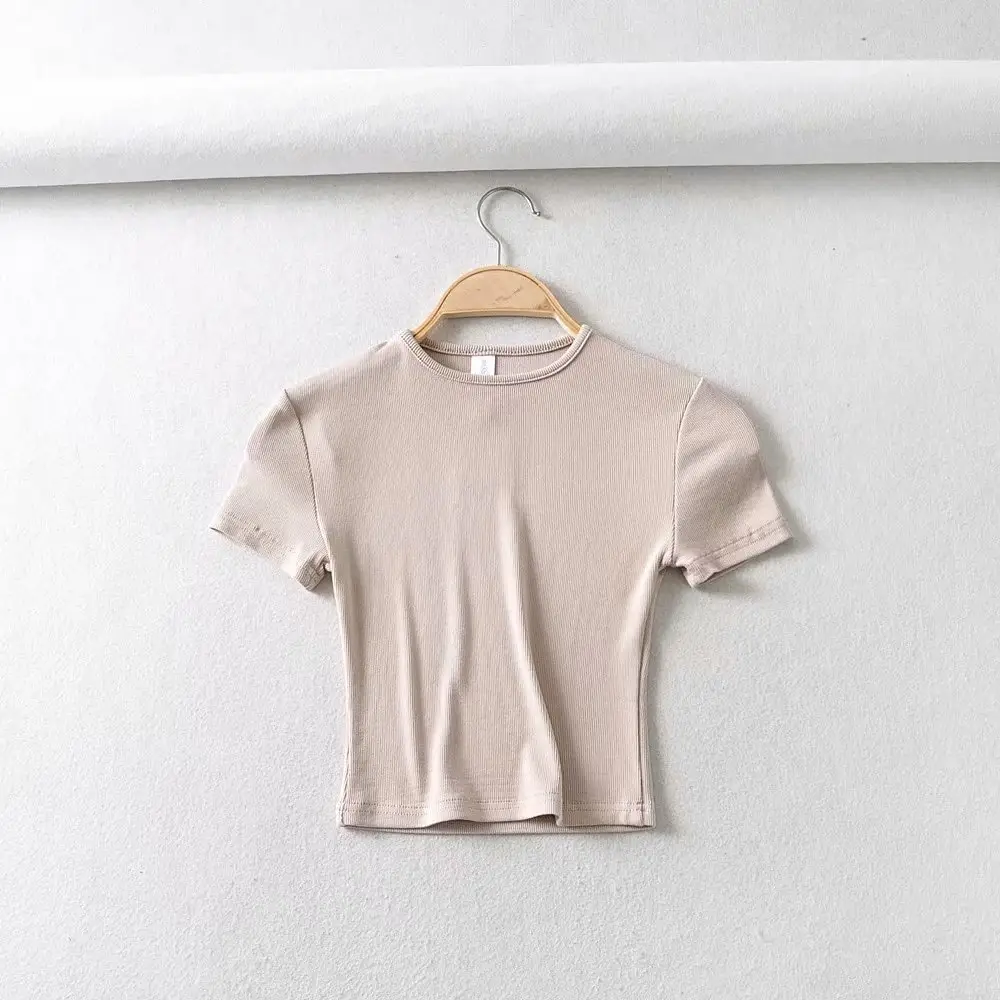 Black Slim Fitting Round Neck T-Shirt for Men — feature 28