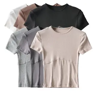 Black Slim Fitting Round Neck T-Shirt for Men — feature 3