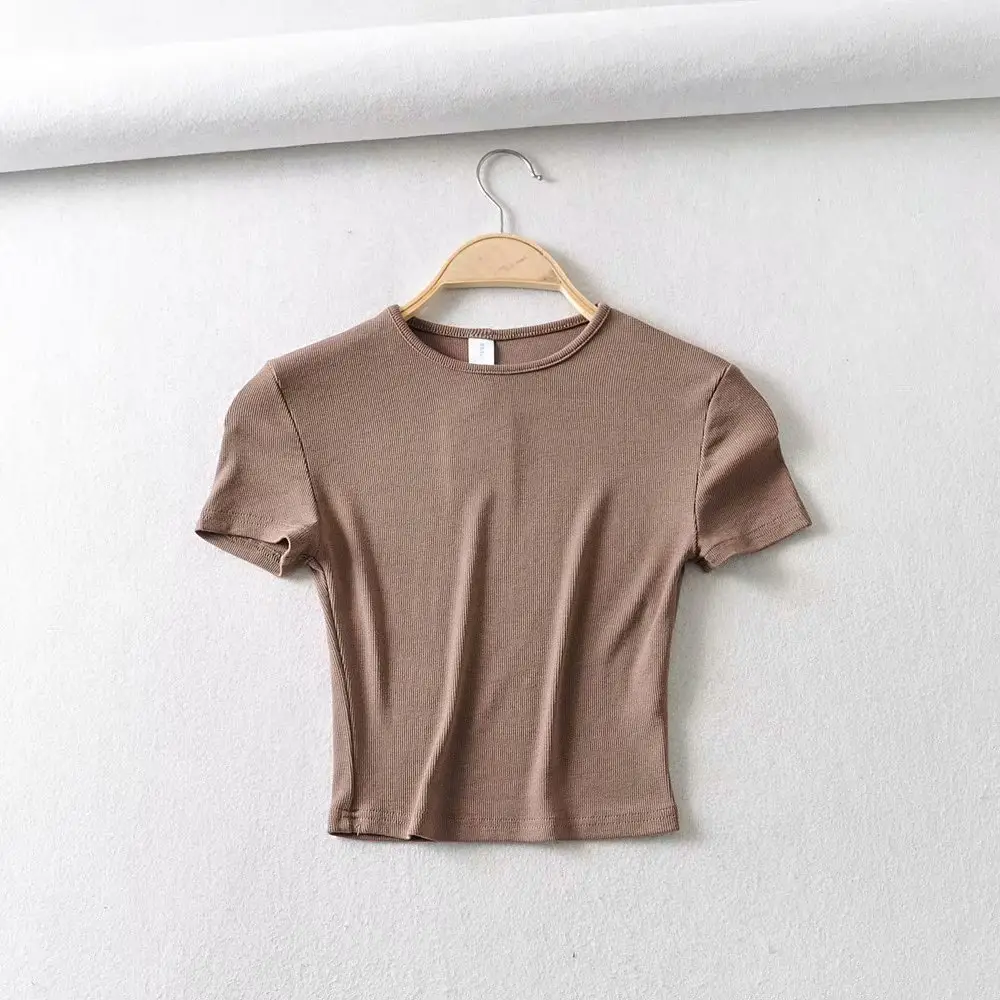 Black Slim Fitting Round Neck T-Shirt for Men — feature 30