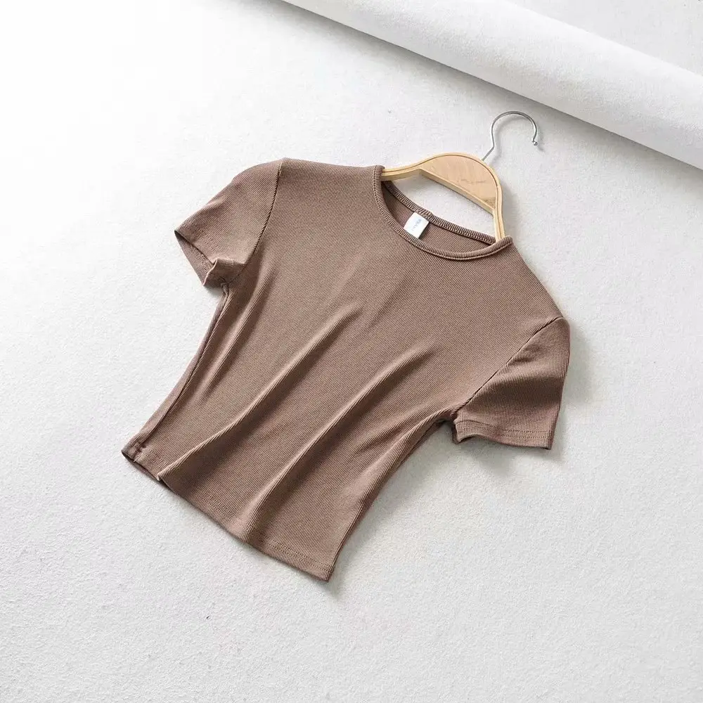 Black Slim Fitting Round Neck T-Shirt for Men — feature 31