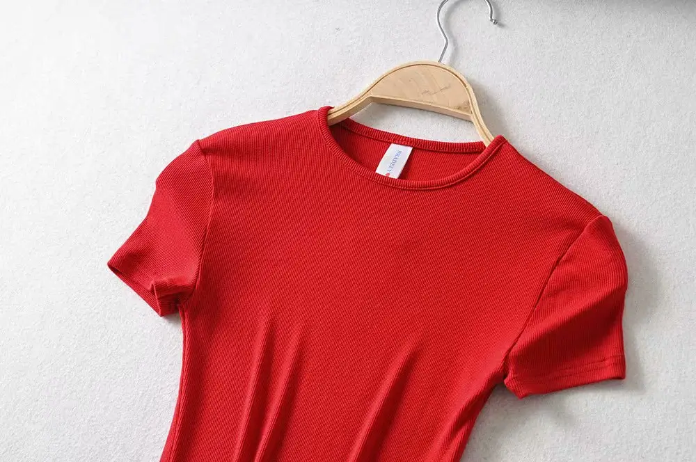 Black Slim Fitting Round Neck T-Shirt for Men — feature 38