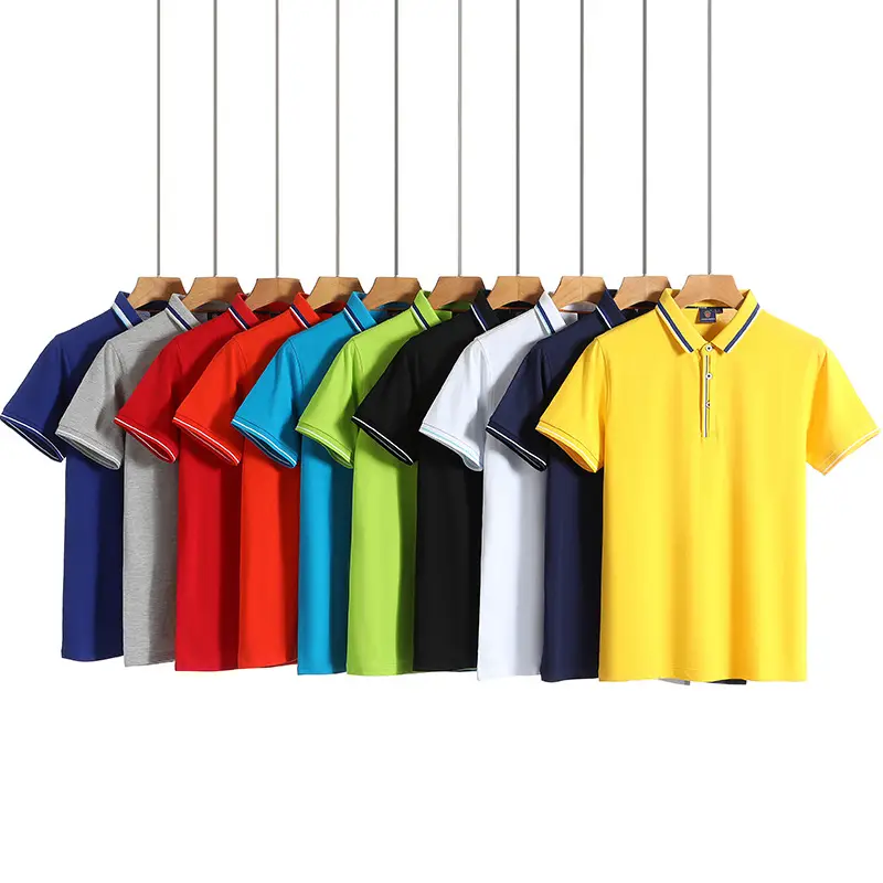 Men Green Polo T-Shirt with Logo Print
