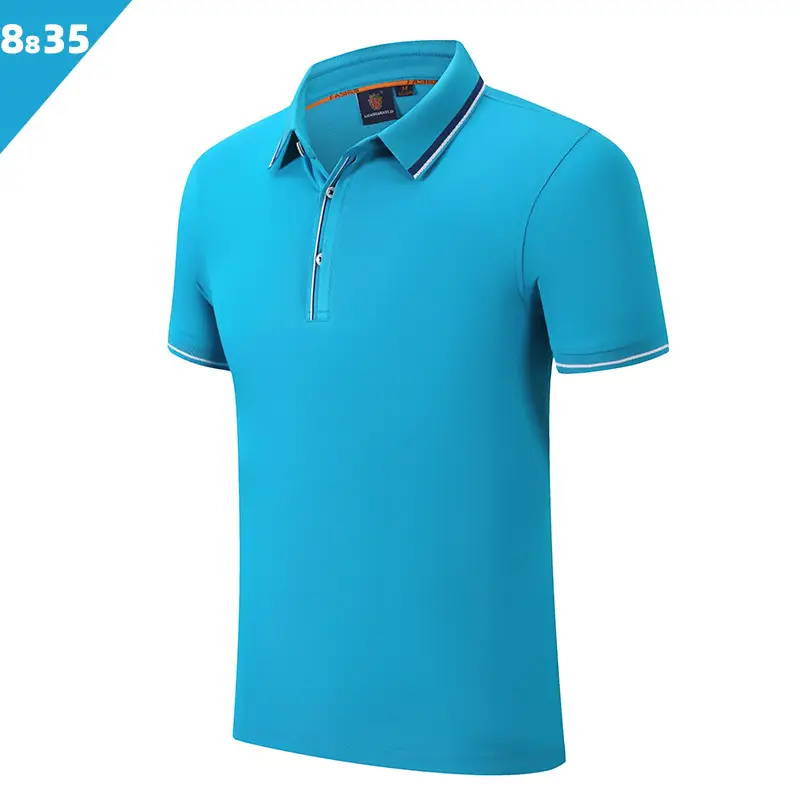 Men Green Polo T-Shirt with Logo Print