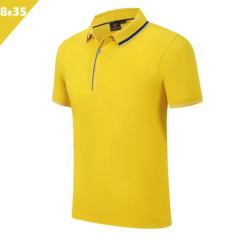 Men Green Polo T-Shirt with Logo Print