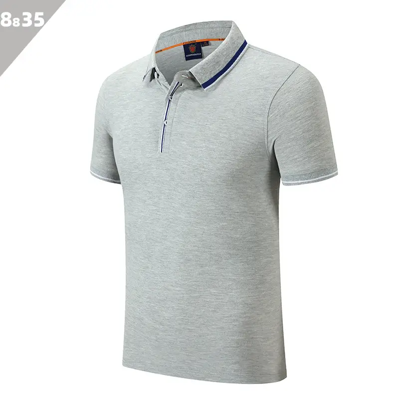 Men Green Polo T-Shirt with Logo Print