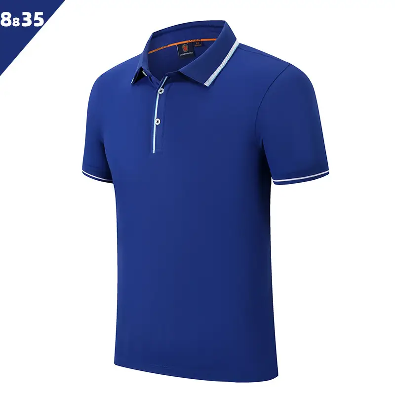 Men Green Polo T-Shirt with Logo Print