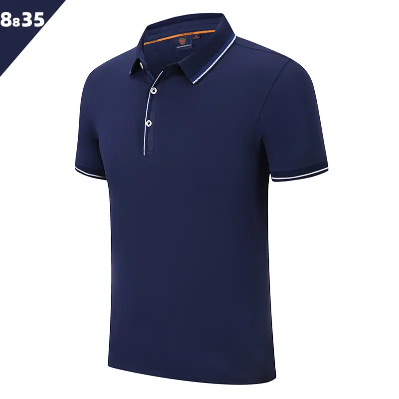 Men Green Polo T-Shirt with Logo Print