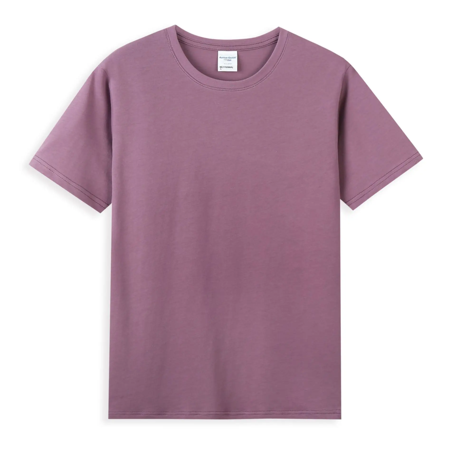 Red Long Staple Cotton T-Shirt for Men - Image 11