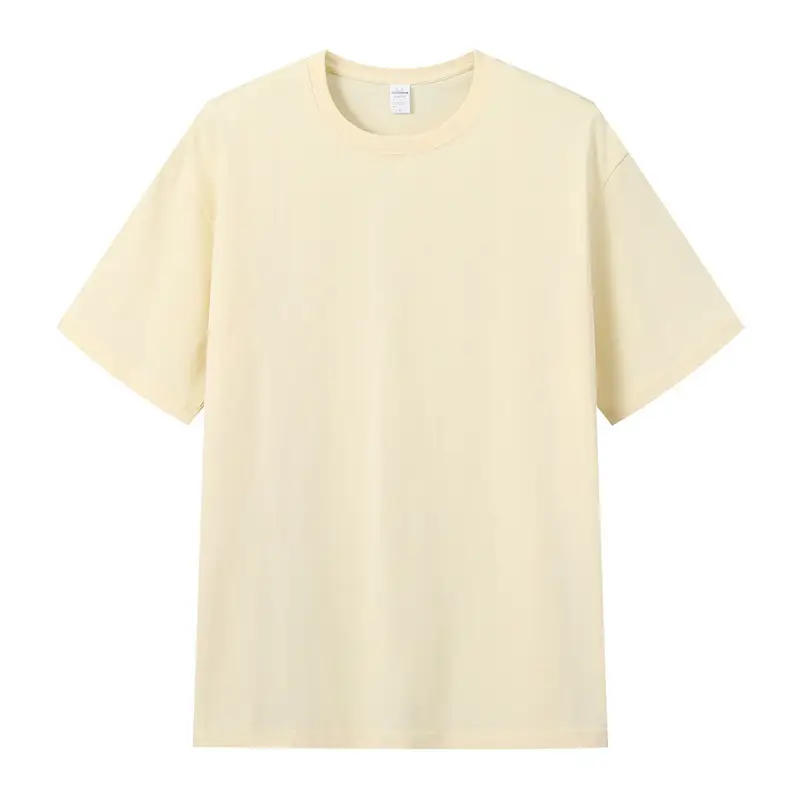 Red Long Staple Cotton T-Shirt for Men - Image 5