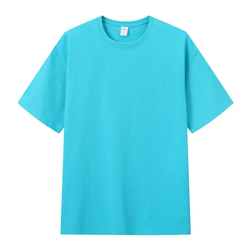 Red Long Staple Cotton T-Shirt for Men - Image 3