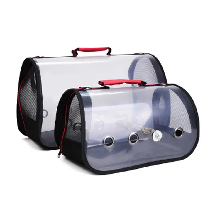 Portable Pet Bird Cage Transparent Travel Bag