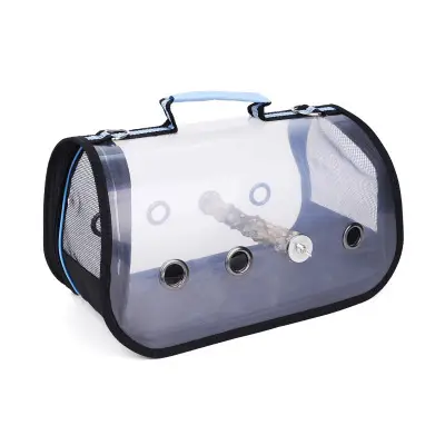 Portable Pet Bird Cage Transparent Travel Bag