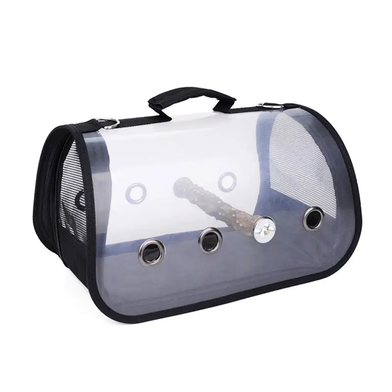 Portable Pet Bird Cage Transparent Travel Bag