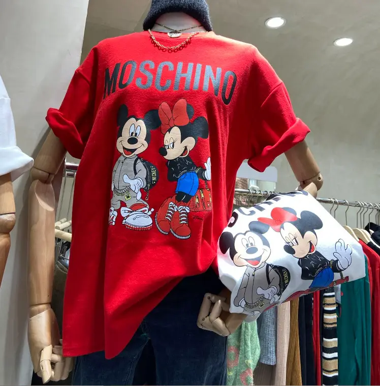 Moscchino Mickey T-Shirt Women White 2025 — feature 2
