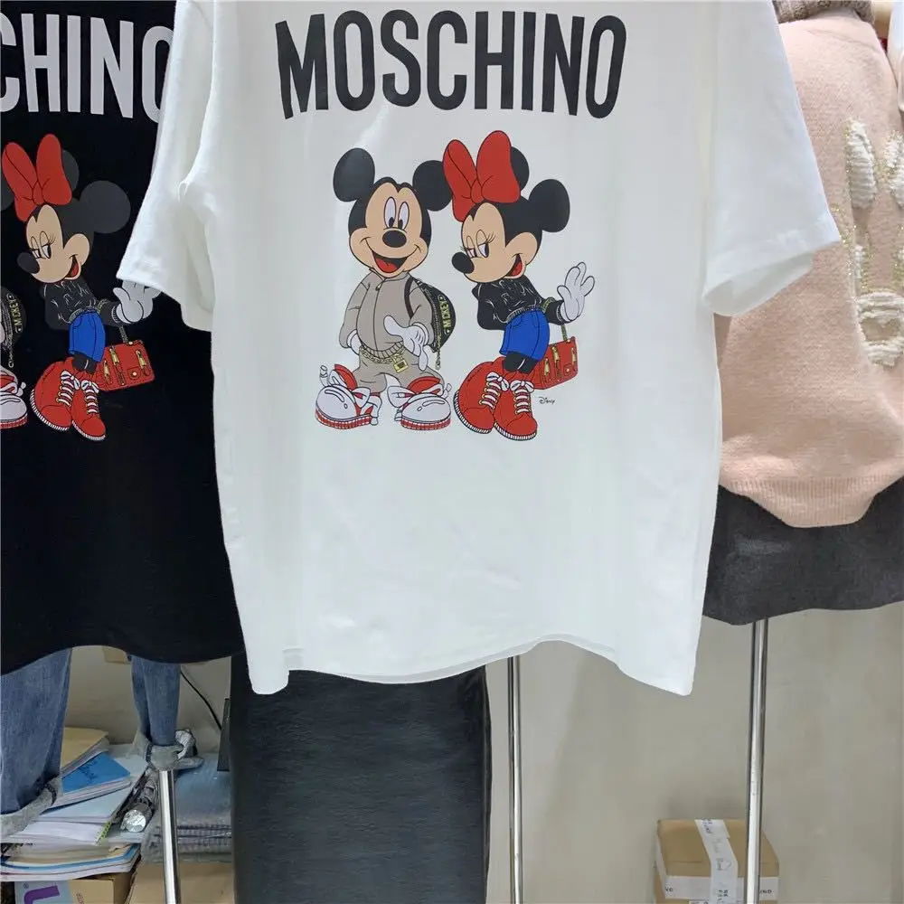 Moscchino Mickey T-Shirt Women White 2025 — feature 5