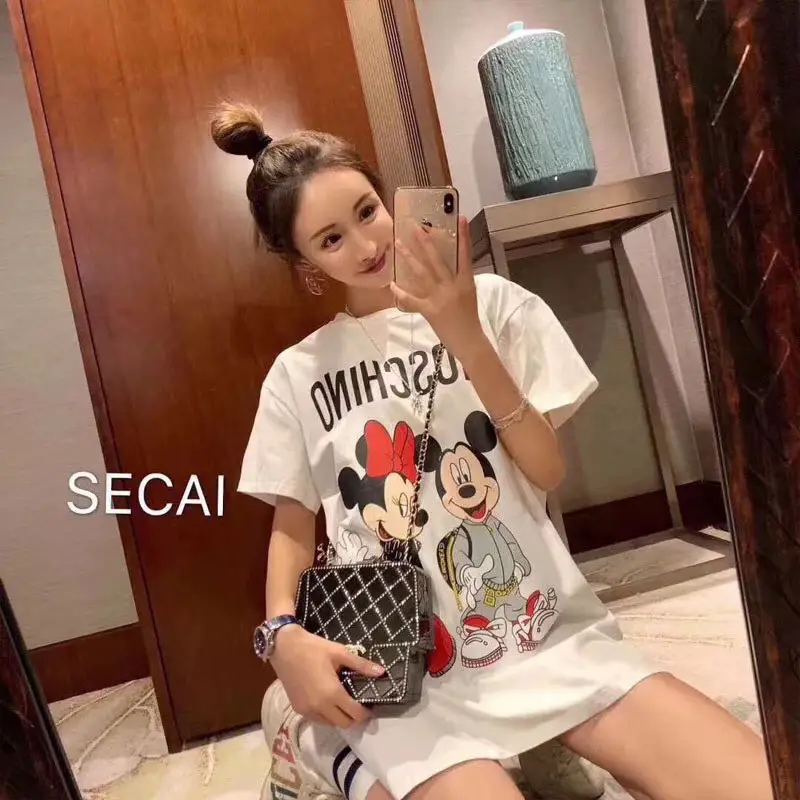 Moscchino Mickey T-Shirt Women White 2025 — feature 8