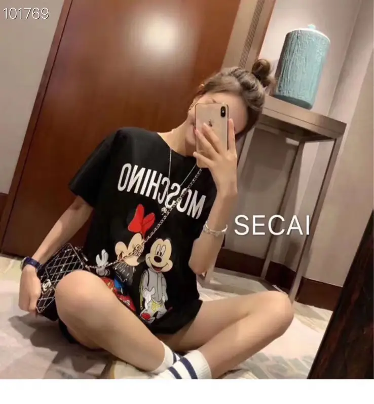 Moscchino Mickey T-Shirt Women White 2025 — feature 9