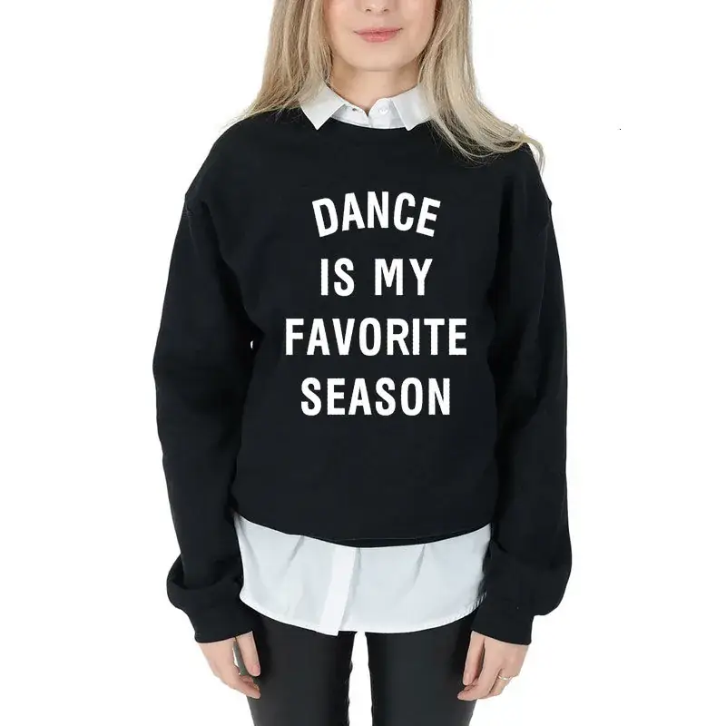 Pink Dance Season Sweatshirt Set for Women