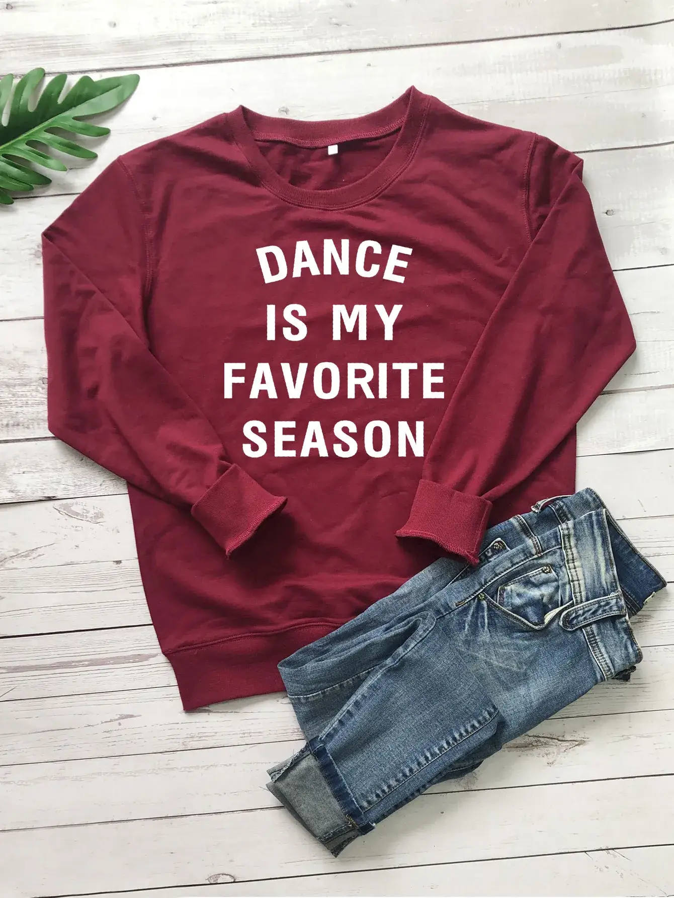 Pink Dance Season Sweatshirt Set for Women