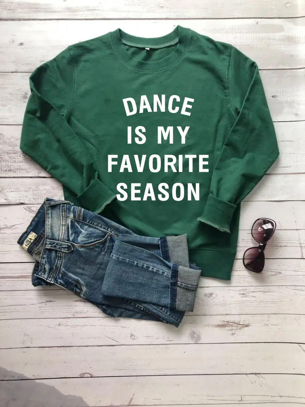 Pink Dance Season Sweatshirt Set for Women