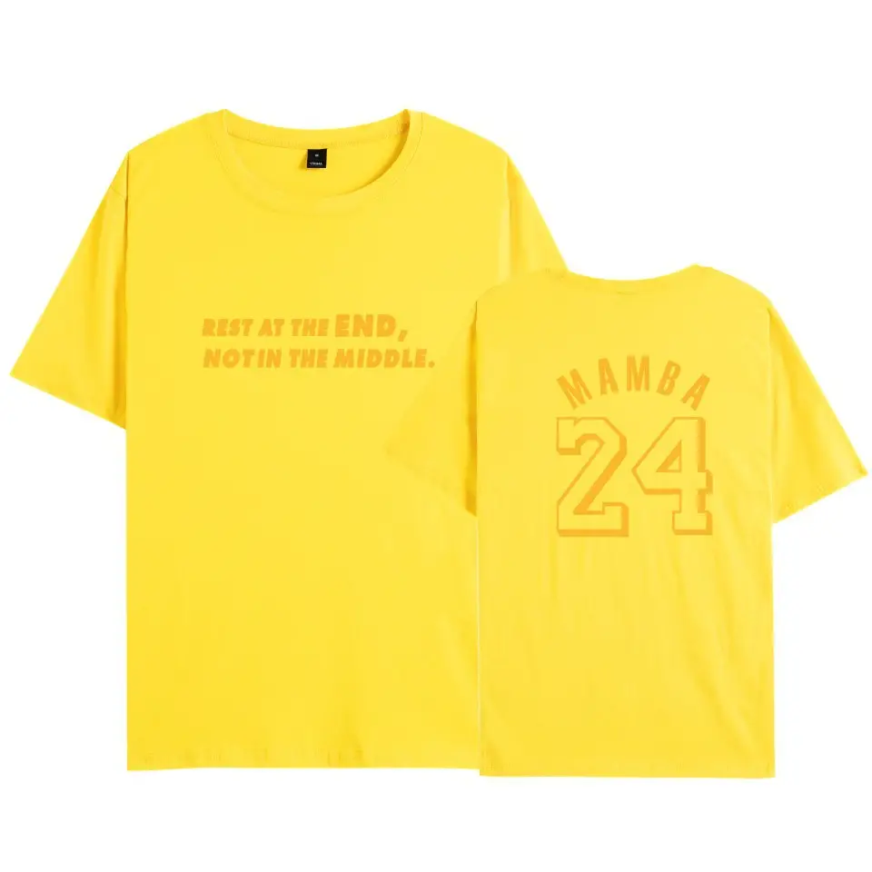 Men's Yellow 24 Design T-Shirt Pure Cotton