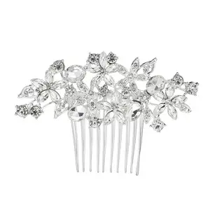 European Pearl Leaf Hair Comb for Bridal Wedding — feature 1