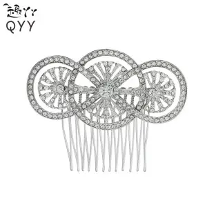European Pearl Leaf Hair Comb for Bridal Wedding — feature 6