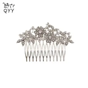 European Pearl Leaf Hair Comb for Bridal Wedding — feature 7