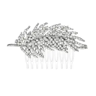 European Pearl Leaf Hair Comb for Bridal Wedding — feature 8