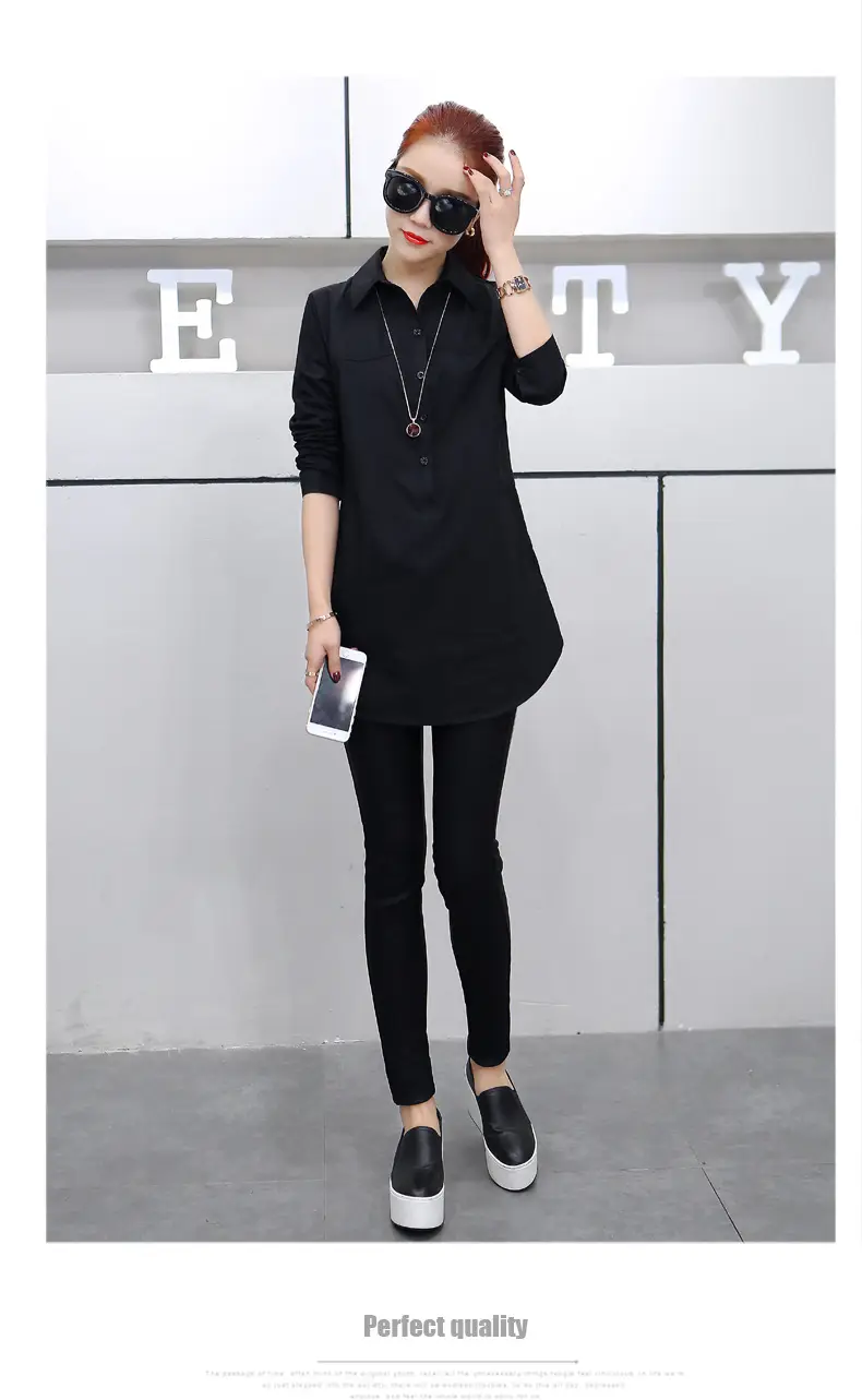 Women Long Sleeve Shirt Maroon Slim Fit Spring Wear — feature 21