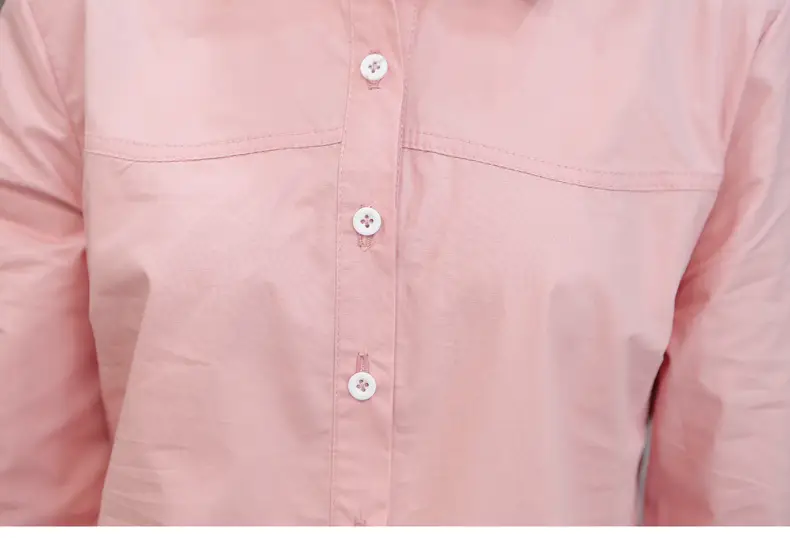 Women Long Sleeve Shirt Maroon Slim Fit Spring Wear — feature 25