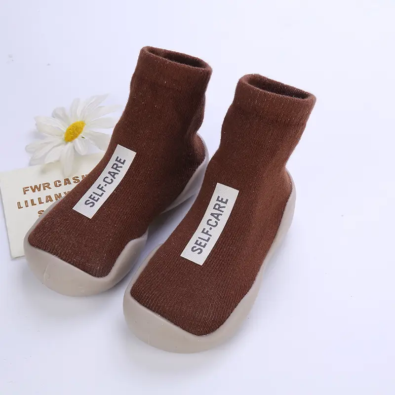 Black Non-Slip Socks for Baby Indoor Outdoor Soft - Image 3
