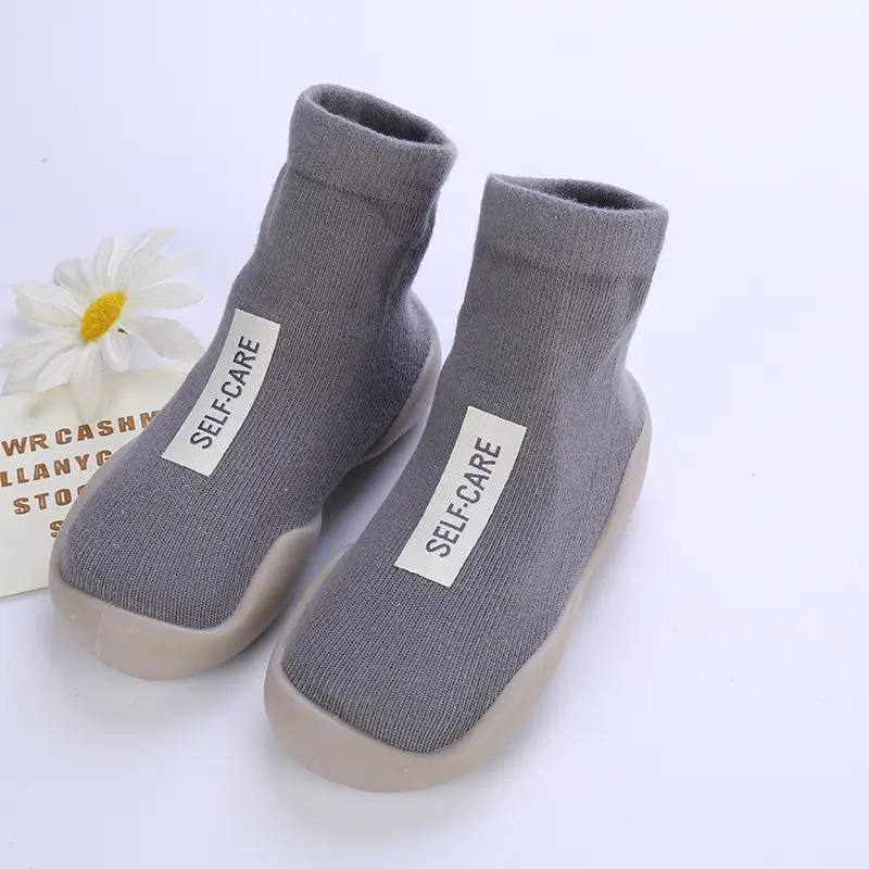 Black Non-Slip Socks for Baby Indoor Outdoor Soft - Image 4