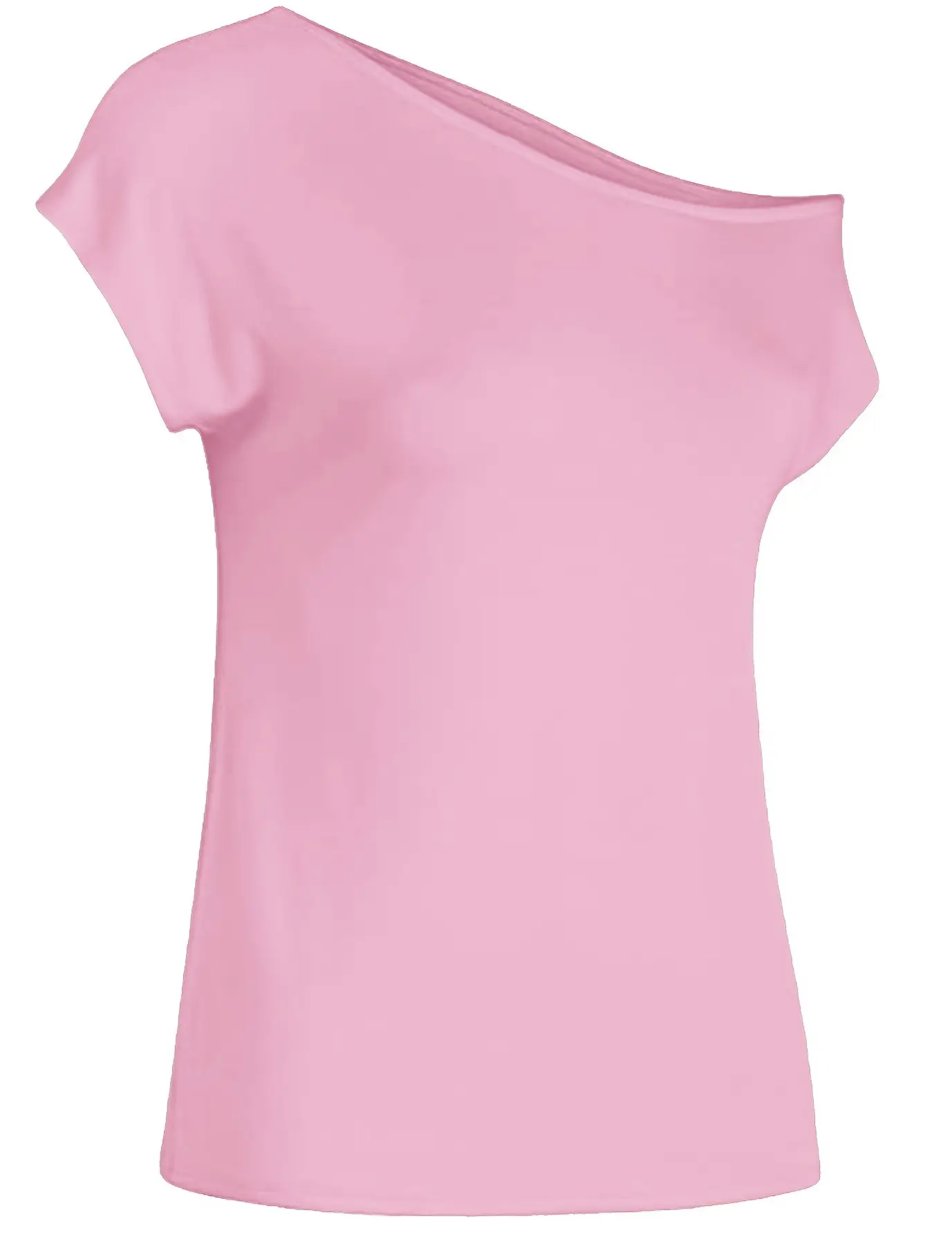 Women Green Off-Shoulder T-Shirt Casual Summer - Image 11