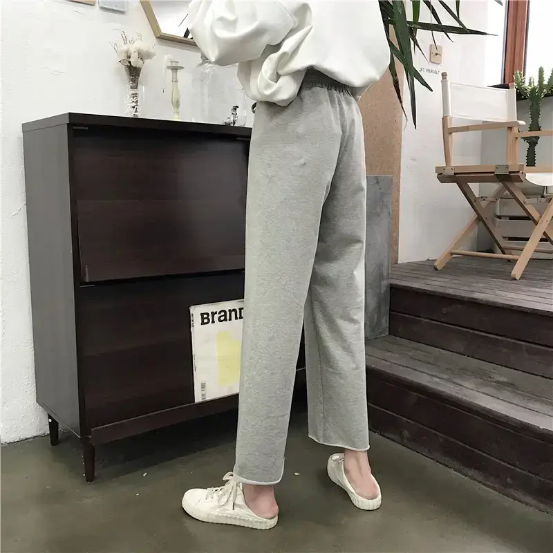 2022 Korean Casual Pants Loose Slim Elastic Waist Women — feature 10