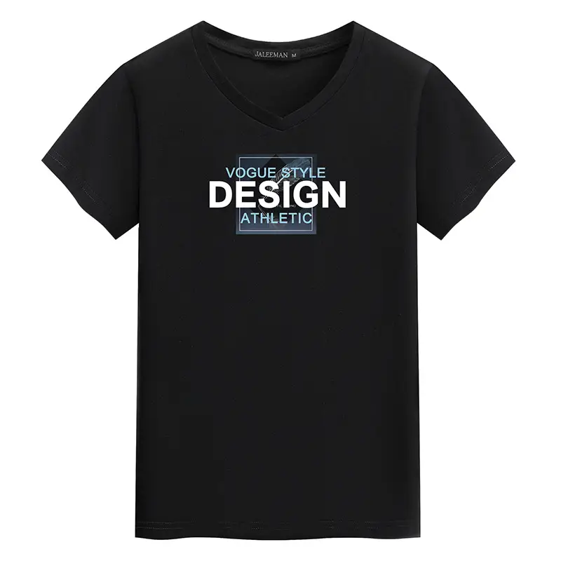 Korean Printed V-Neck T-Shirt for Men Olive Green - Image 3