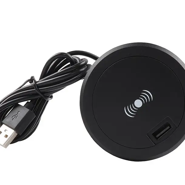 Two-In-One Charger for Office Desk & Mobile Phone 15W Wireless Fast Charge