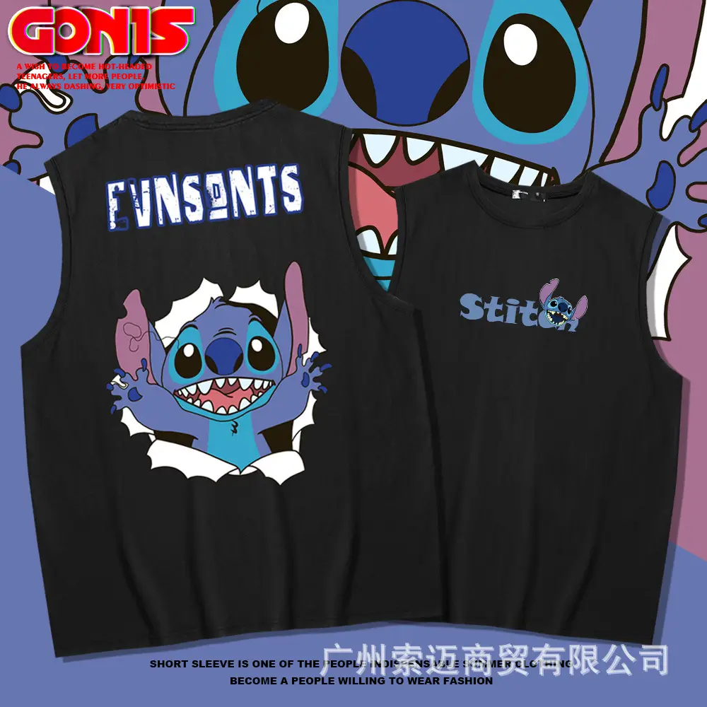 Star Baby Wide Shoulder Vest for Kids Blue Stitch Design - Image 7