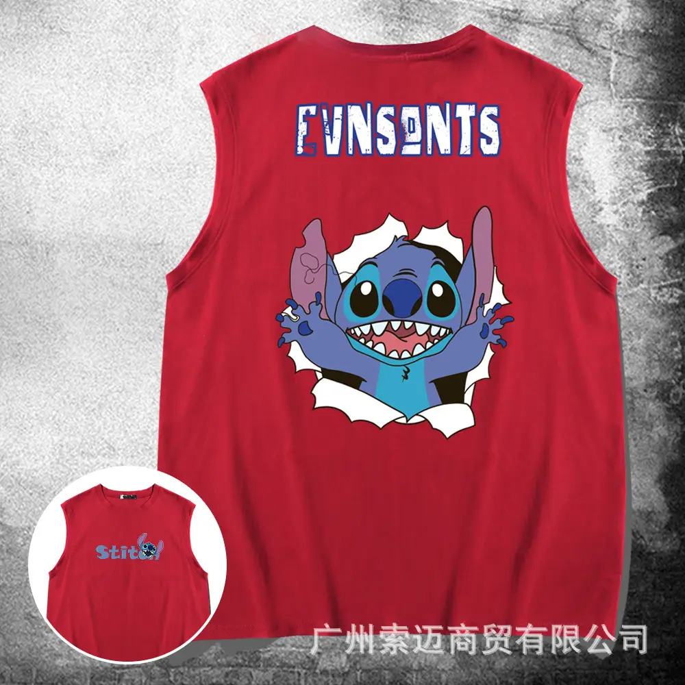 Star Baby Wide Shoulder Vest for Kids Blue Stitch Design - Image 4