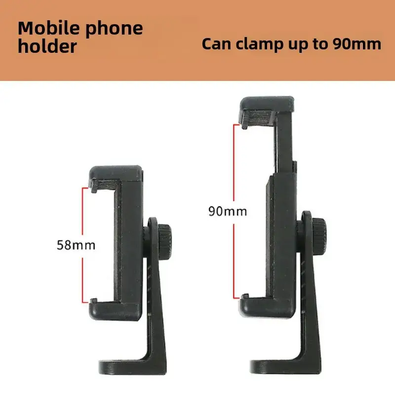 Double Hole Mobile Phone Clip Lamp Stand Selfie E Clip - Image 5