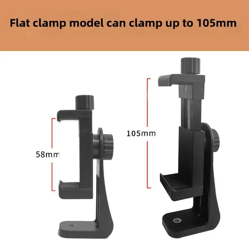 Double Hole Mobile Phone Clip Lamp Stand Selfie E Clip - Image 6