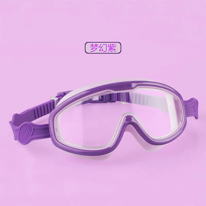 New Children's Large-Frame Goggles Waterproof and Anti-Fog High-Definition Swimming Goggles for Boys and Girls Factory Direct Sales and Dropshipping