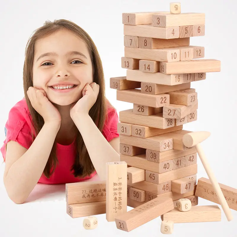 Large Children's Stacked Draw Blocks for Adults