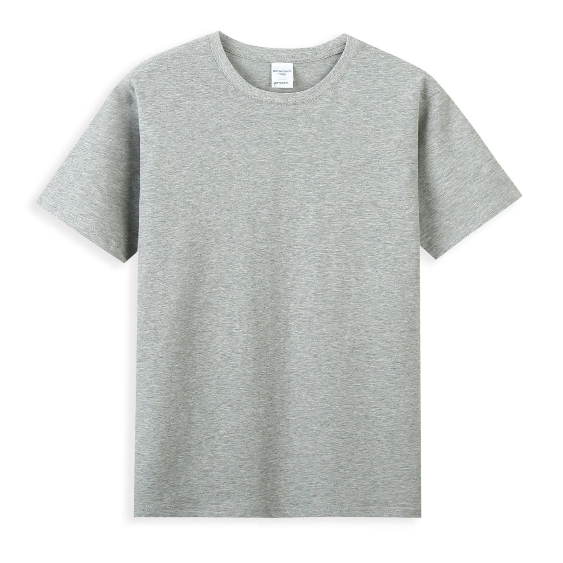 Men Women Cotton Crewneck T-Shirt Lavender - Image 3