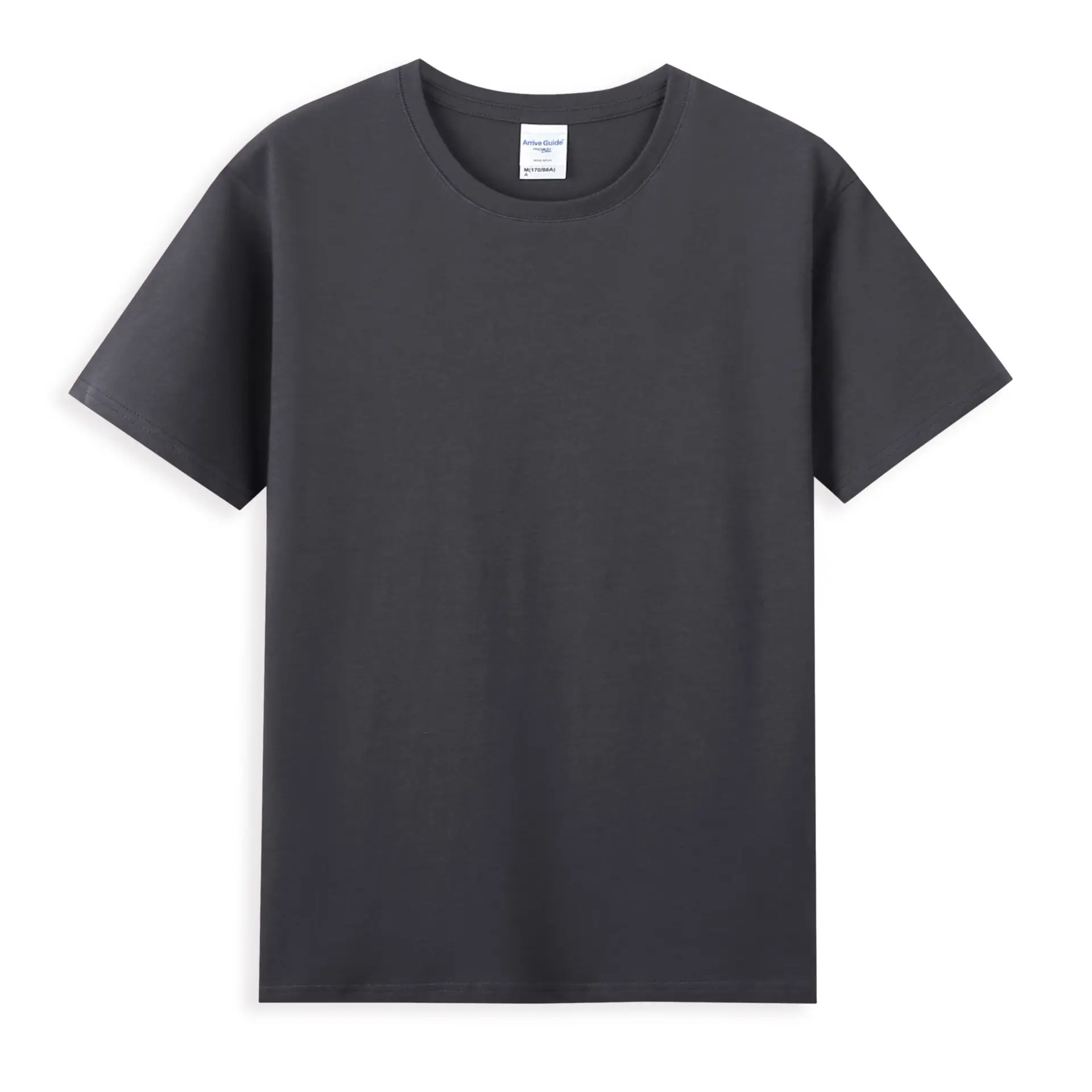 Men Women Cotton Crewneck T-Shirt Lavender - Image 4