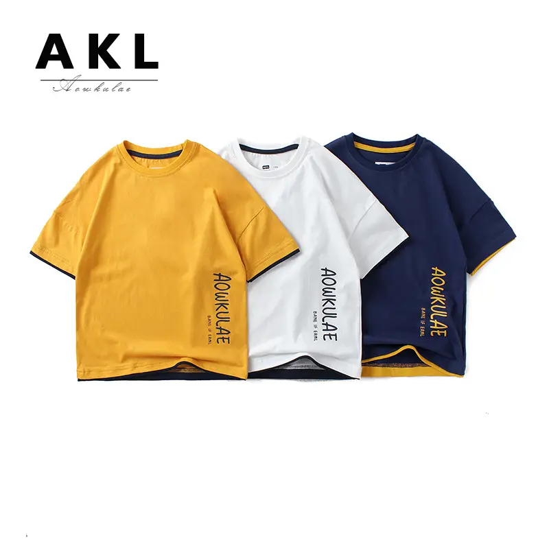 Kids Printed Cotton T-Shirt Light Blue Long Sleeve - Image 11
