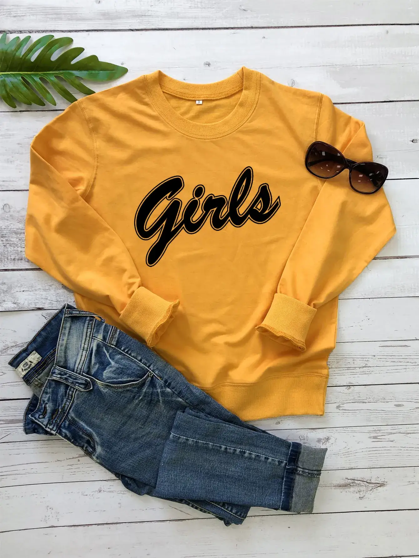 Girls Red Printed Sweatshirt for Girls - Image 2