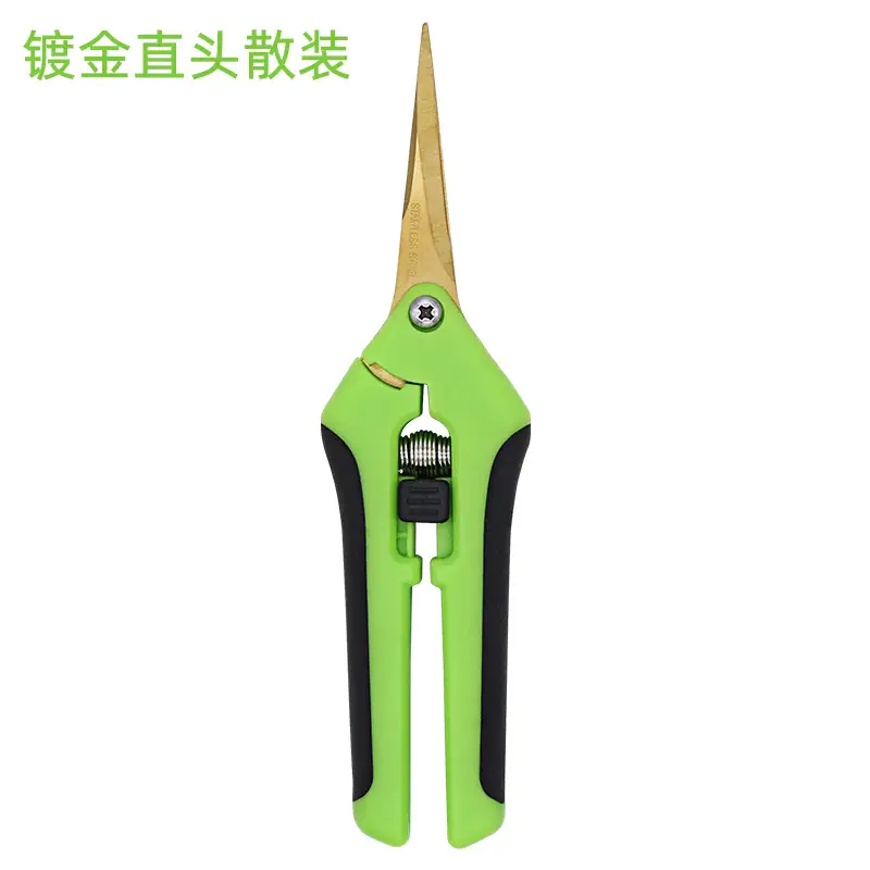 Stainless Steel Fruit Branch Shears Gardening Flower Arrangement Orchard Pruning Shears Multi-Purpose Gardening Scissors